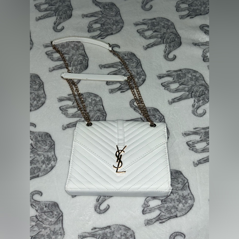 White purse